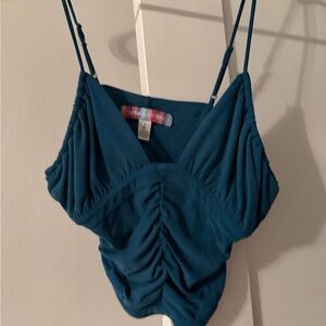 Urban Outfitters Teal Spaghetti Strap Top
